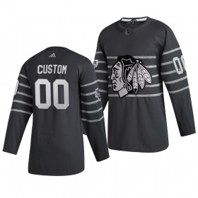 Chicago Blackhawks Trikot Custom Grau 2020 NHL All-Star Adidas Authentic - Herren